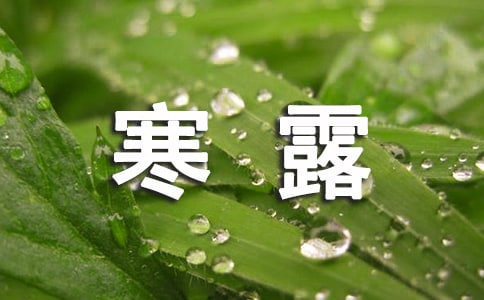 二十四節氣之寒露養生諺語100句