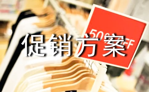 促銷方案模板匯編十篇