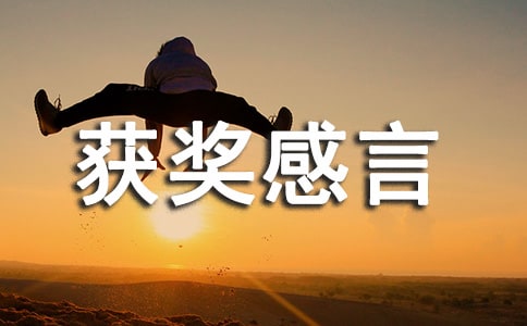 優(yōu)秀新人獎獲獎感言3篇