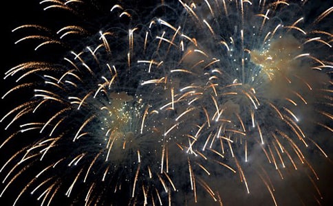 大班美術教案:禮花