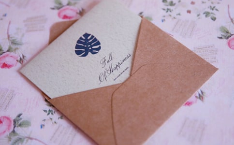 明信片祝福語小清新