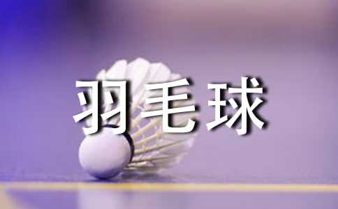 羽毛球作文精選【15篇】