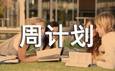 實用的周計劃作文